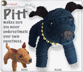 Pitt Bulls Doll Keychain