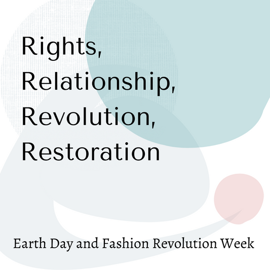 The R's of Earth Day and Fashion Revolution Week