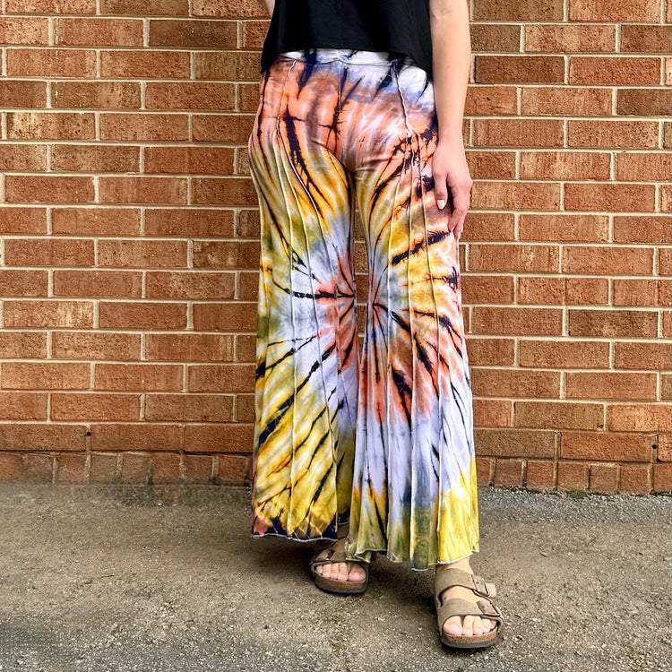 Sunny Tie Dye Flared Yoga Pants