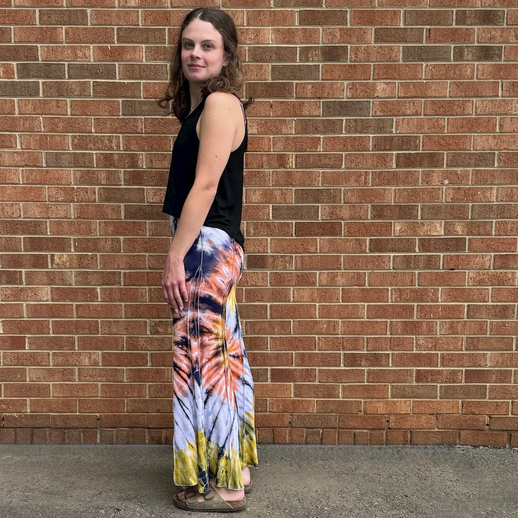 Sunny Tie Dye Flared Yoga Pants