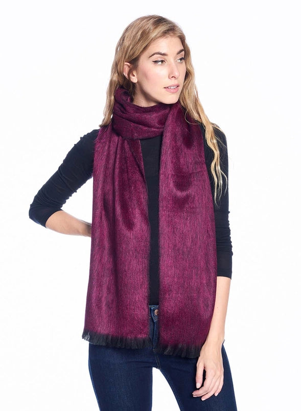 Ruby Alpaca Scarf