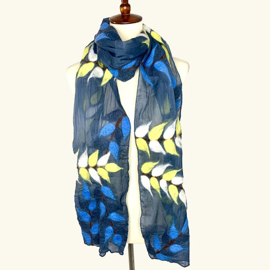 Blue Willow Scarf
