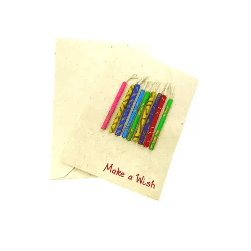 Eco Birthday Candles Card