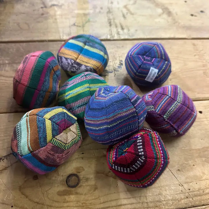 Patch Cloth Paneled Footbag