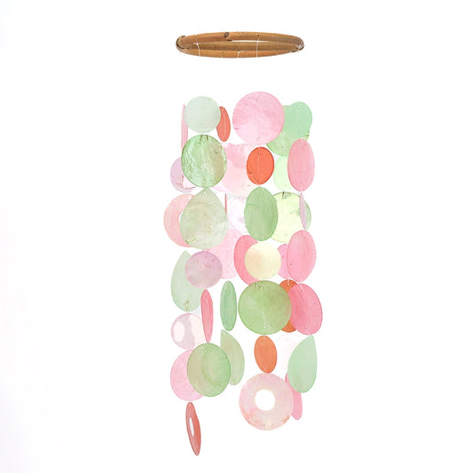 Small Round Capiz Chime