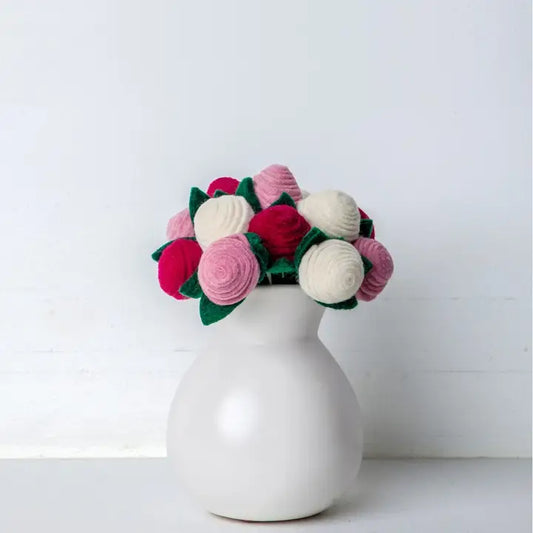 Felt Tea Roses
