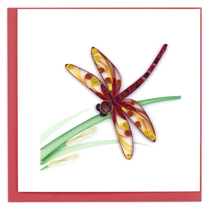 Quilling Card Dragonfly