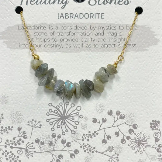 Uplifting Stones Labradorite Necklace