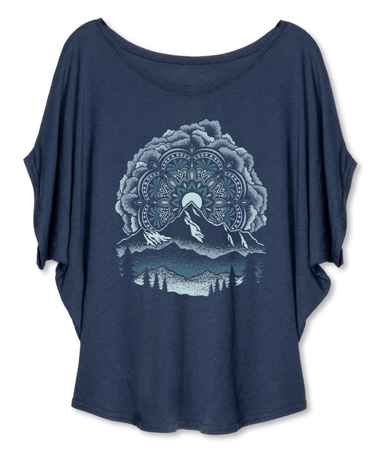 Summit Solstice Mandala Dolman Top