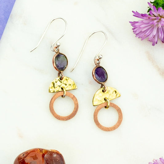 Crystal Orbit Earrings