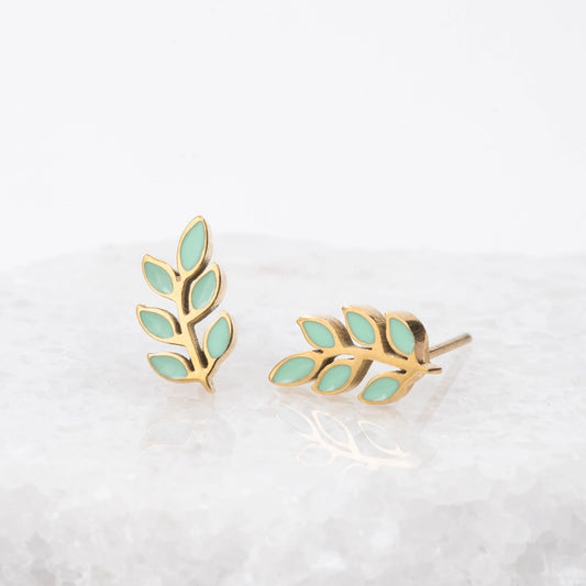 Rowan Leaf Earrings