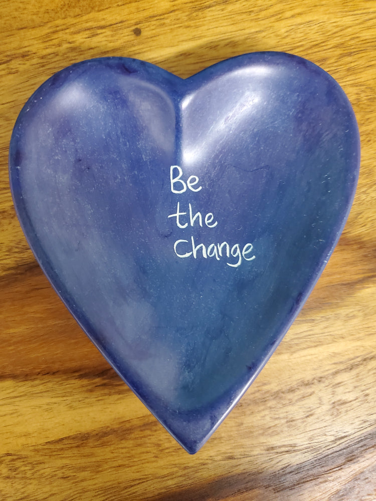 Be The Change Heart Dish