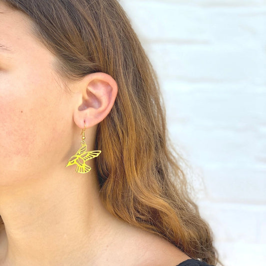 Hummingbird Dangle Earrings