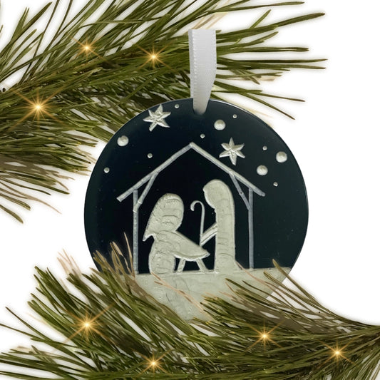 Soapstone Nativity Ornaments