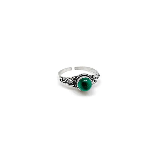 Tanvi Malachite Ring