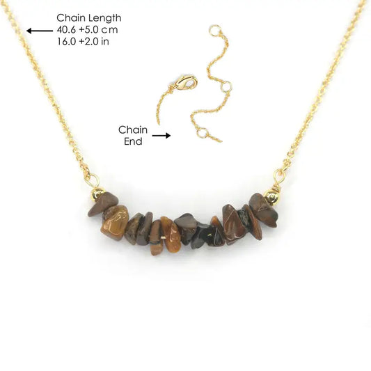 Uplifting Stones Tiger's Eye Necklace