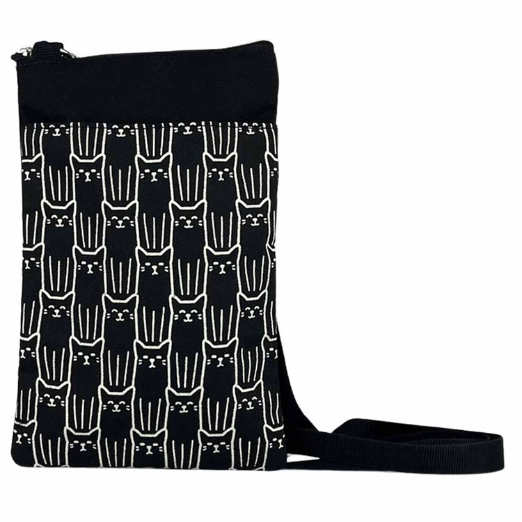 Cat Print Phone Carrier Crossbody