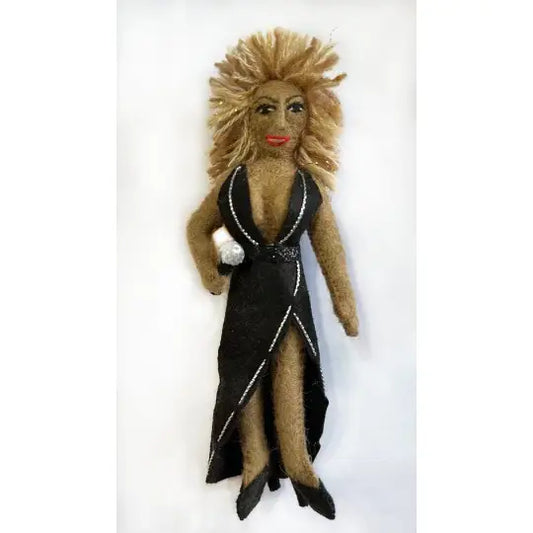 Tina Turner Felt Ornament