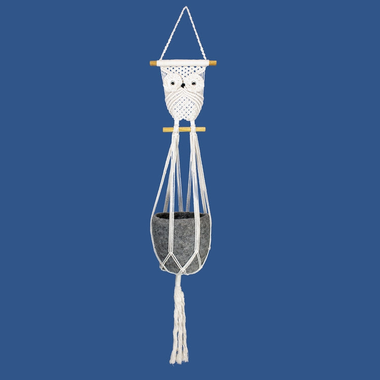 Macrame Owl Plant Hanger