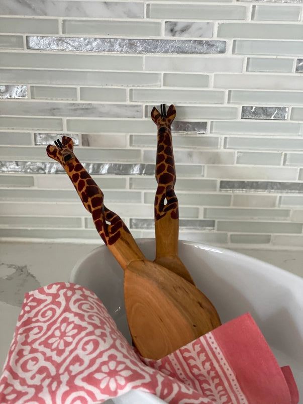 Twisted Giraffe Serving Set