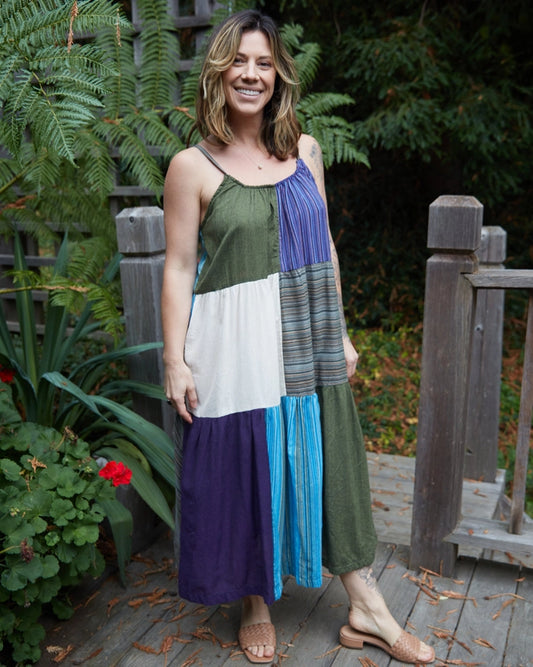 Patchwork Cotton Sundress