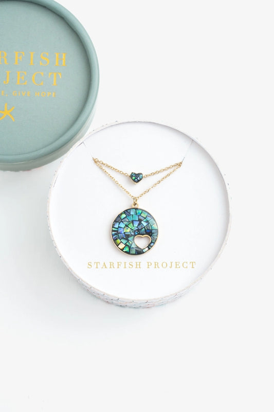 Journey Together Abalone Necklace