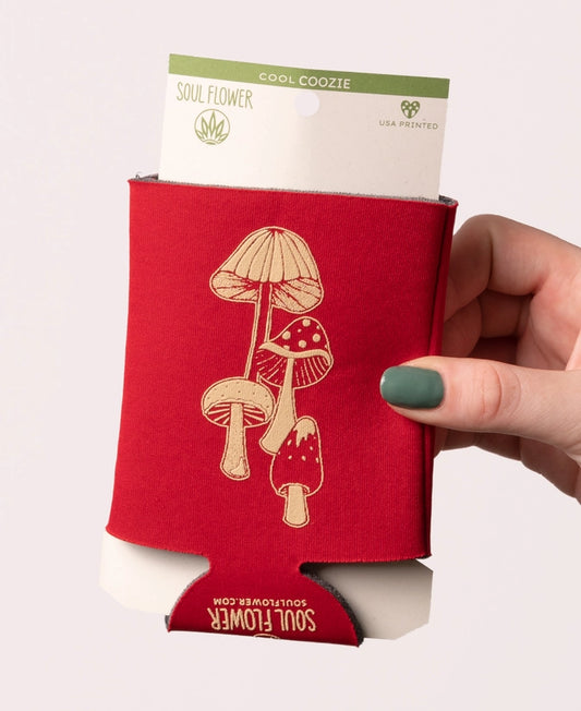 Retro Mushroom Koozie