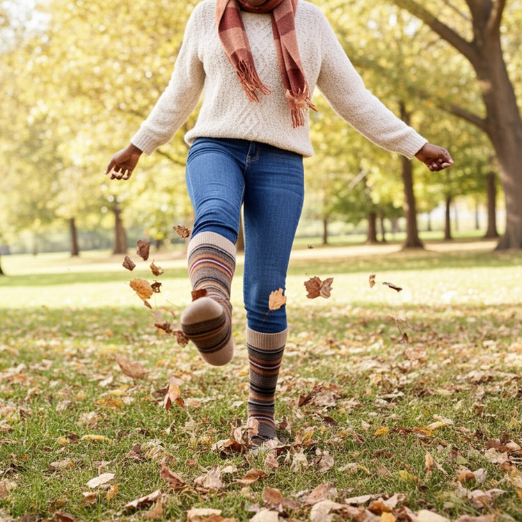 Striped Tierra Alpaca Socks