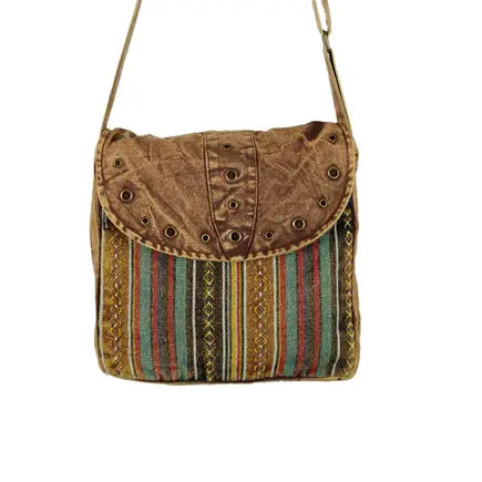 Tibetan Cotton Passport Bag