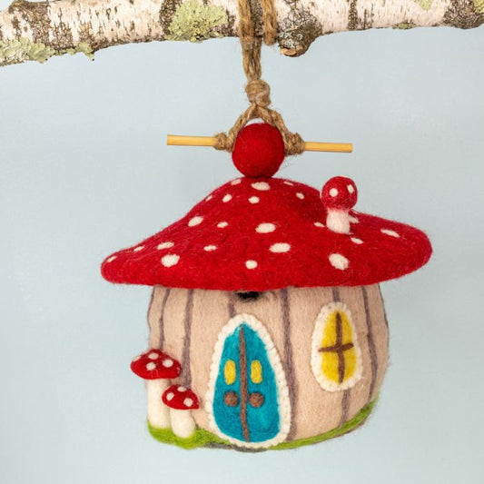 Forest Mushroom Birdhouse