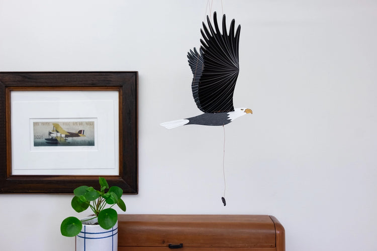 Bald Eagle Flying Bird Mobile