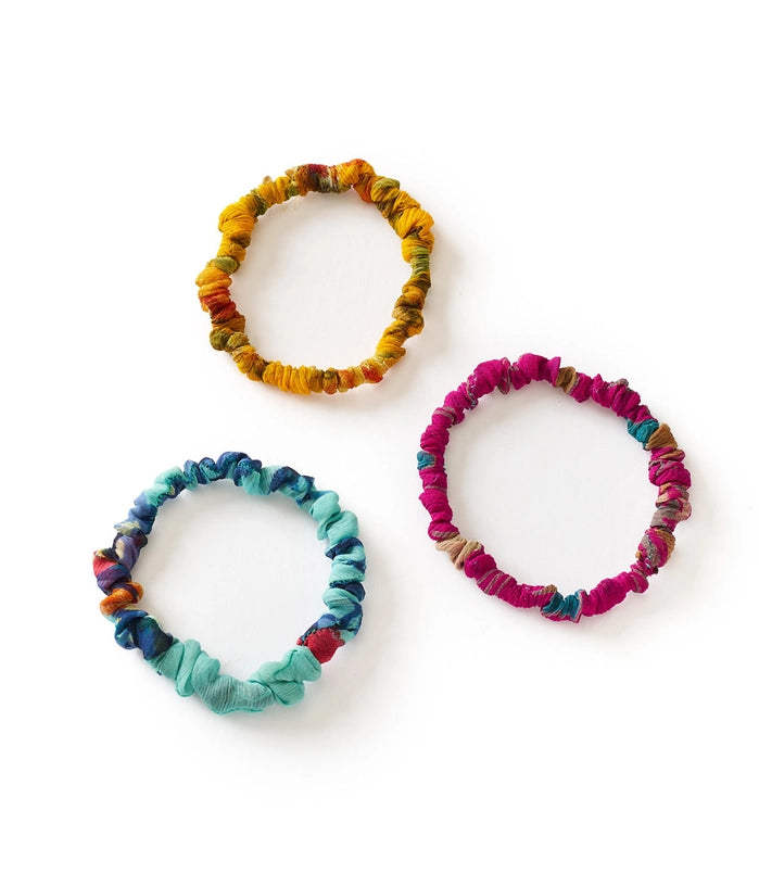 Priya Sari Scrunchie Sets