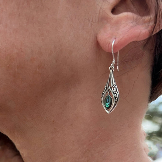 Dewdrop Abalone Earrings