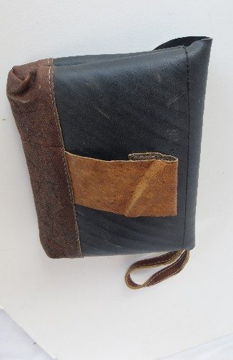 Recycled Rubber Small Clutch