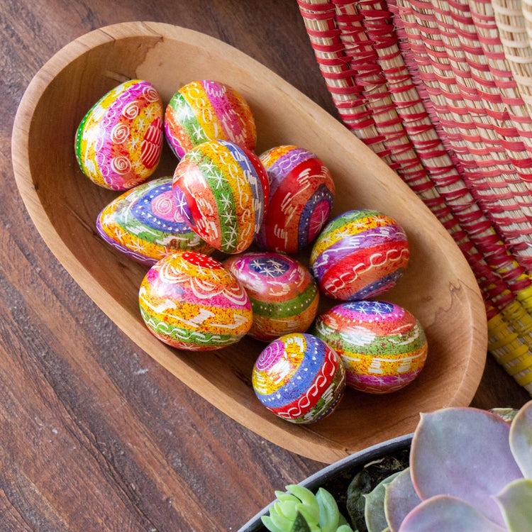 Colorful Soapstone Easter Eggs