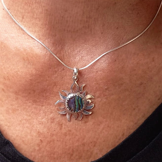 Abalone Sun Necklace