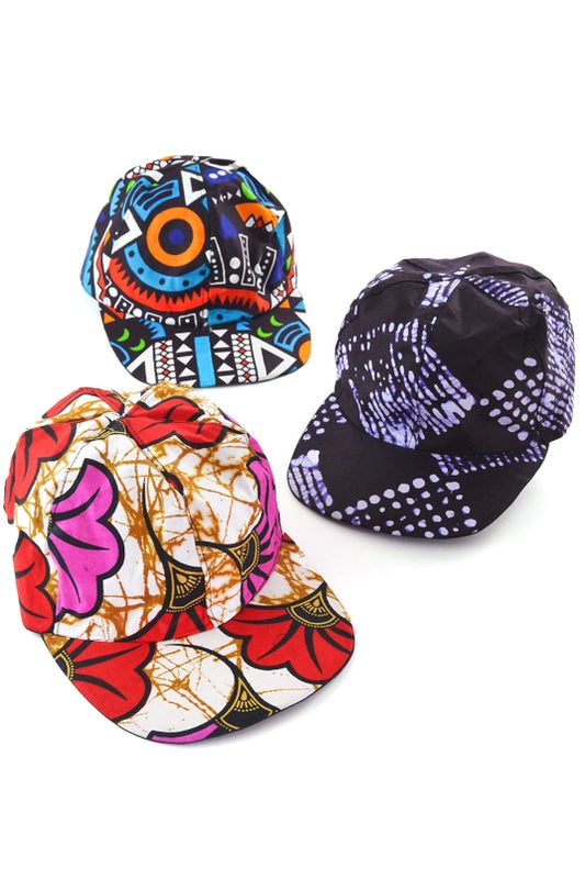 Cotton Bright Pattern Ball Cap
