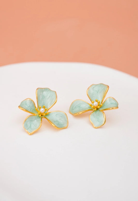 Hope In Bloom Flower Earrings