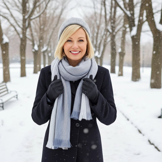 Alpaca Scarf - Polar Drift