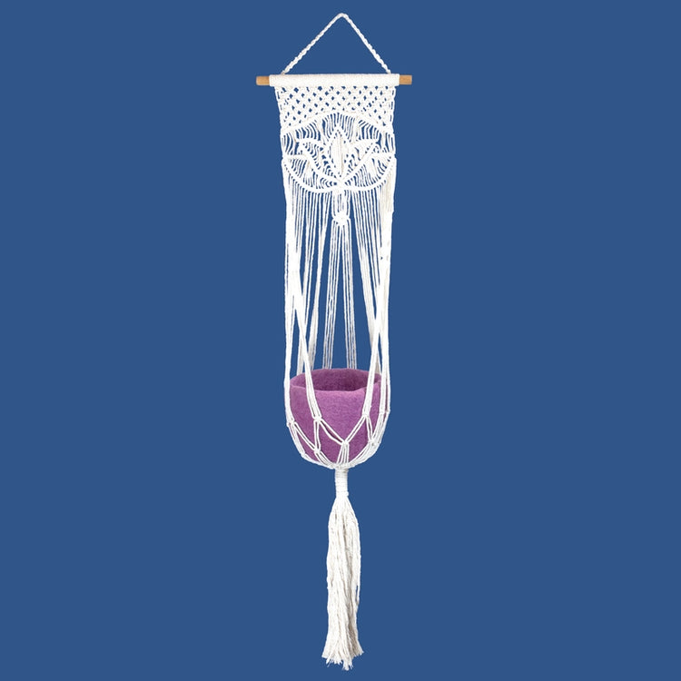 Macrame Lotus Plant Hanger