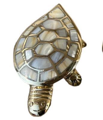 Brass Turtle Box