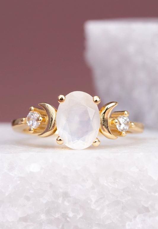 Starlight Moon Ring