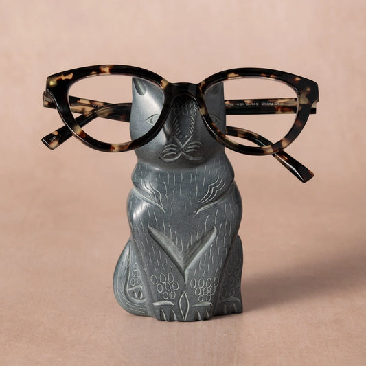 Palewa stone Cat Eyeglass Holder
