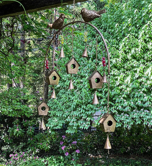 Recycled Iron Bird Chime