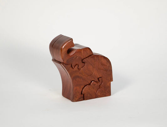 Mama Elephant Puzzle Box