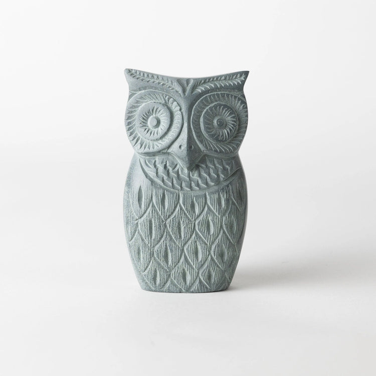 Soapstone Owl Eyeglass Holder