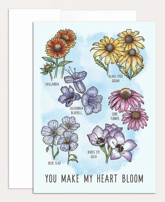 You Make My Heart Bloom Greeting Card