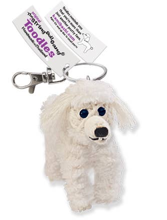 Toodles the Poodle String Doll Keychain