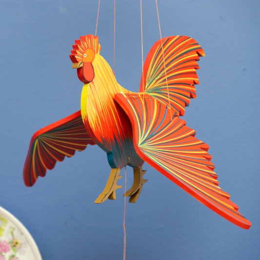Rooster Flying Bird Mobile