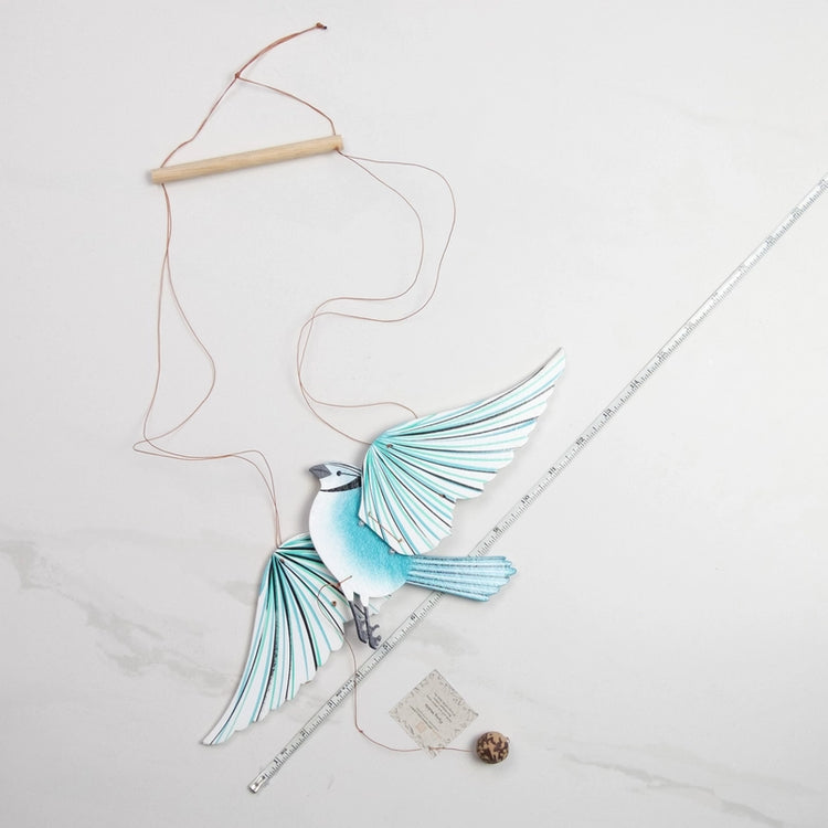 Blue Jay Flying Mobile